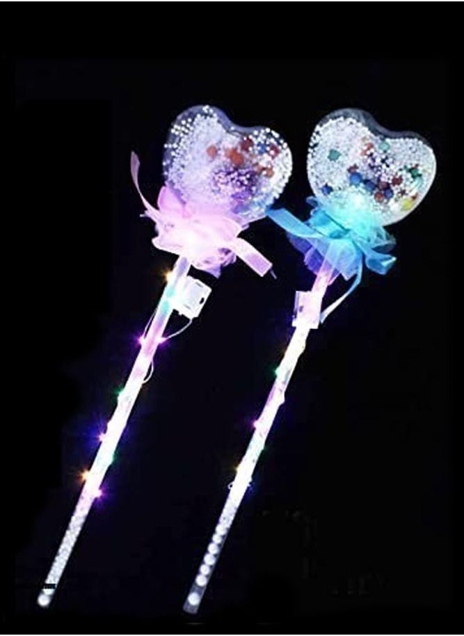 BELLSBERRY Kids LED Light Ball Stick Heart Shape Flash Wave Lighting Fun Play Toys for Boys and Girls Birthday Theme Party Item Assorted  - Image 4