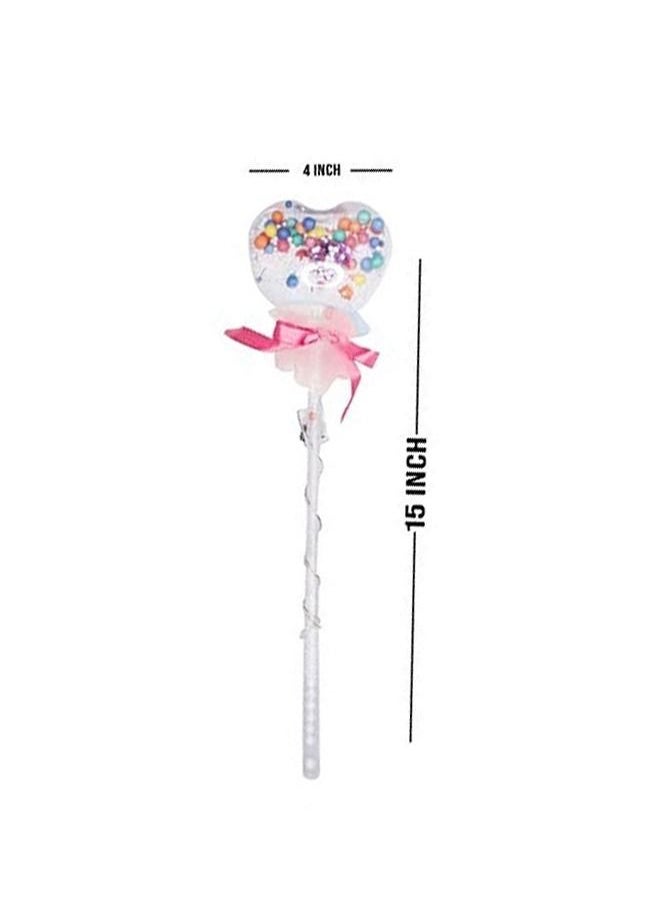 BELLSBERRY Kids LED Light Ball Stick Heart Shape Flash Wave Lighting Fun Play Toys for Boys and Girls Birthday Theme Party Item Assorted  - Image 2