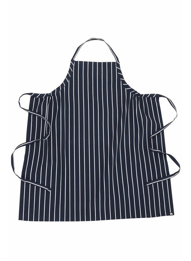 Chef Works Men's A100-BCS English Apron, Black Chalk Stripe, Navy W/Chalk One size - Image 5
