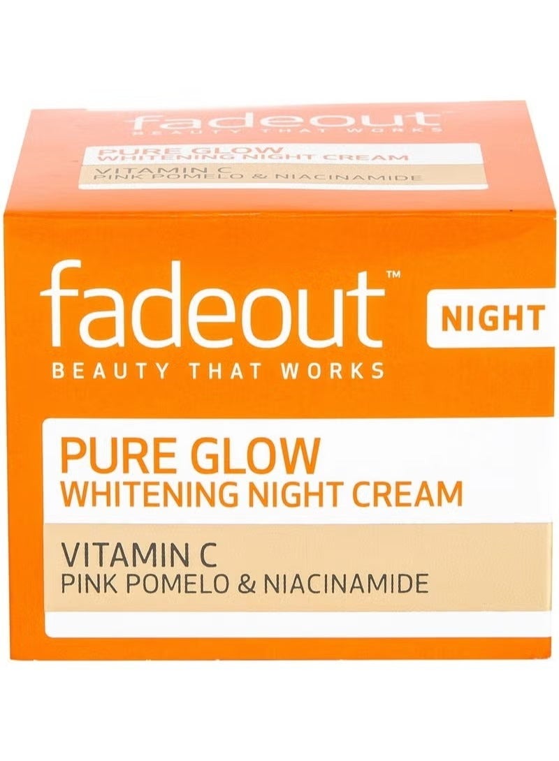 FADE OUT PURE GLOW NIGHT CREAM 50 ML