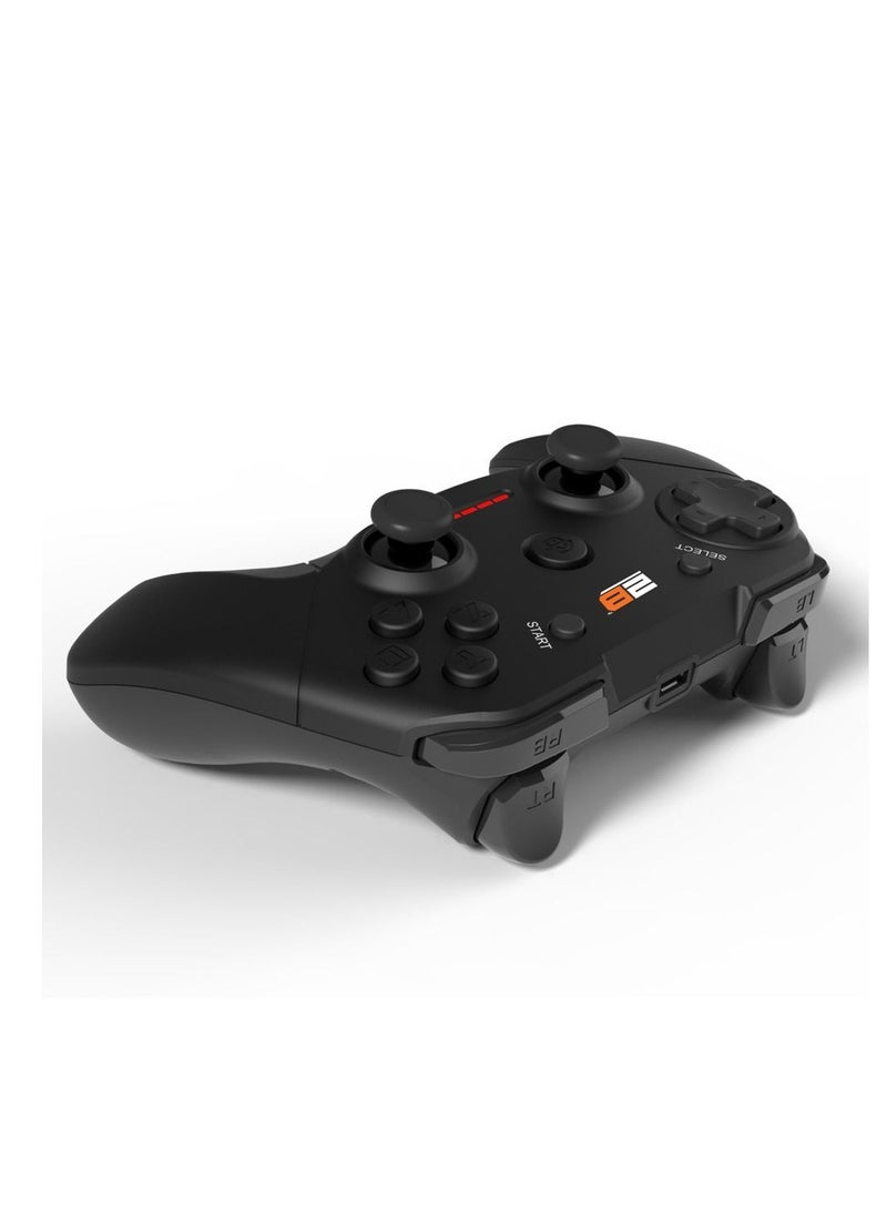2B - 2B Wireless Single Gamepad Turbo Dual Vibration 3 in one (PC- PS3) - Black Shell GP076 - Image 1