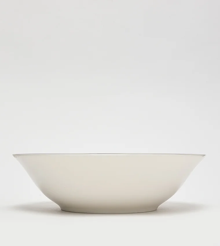 Sur La Table Bowl w/Rim 23cm White/Silver