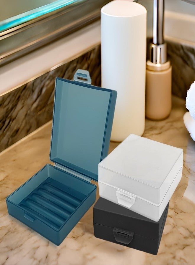 Elimeta Soap Container, Square Bar Soap Holder Fit Dr Squatch Soap, Travel Soap Case (Matt Black) - Image 3