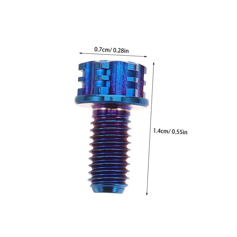 Titanium Motorcycle ABS Sensor Ring Bolts Enhanced Braking Stability Rotor Screws Easy Install - Image 3