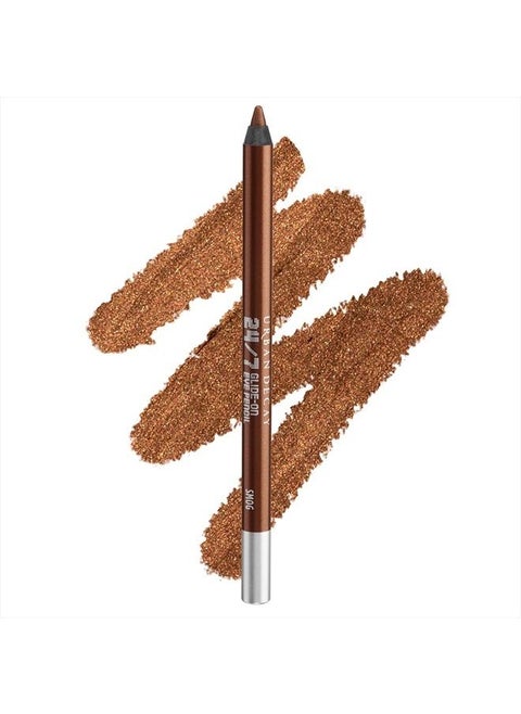 24/7 Glide-On Eyeliner Pencil, Smog - Copper with Shimmer Finish - Award-Winning, Waterproof Eyeliner - Long-Lasting, Intense Color