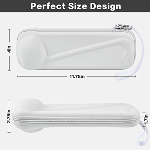 casmilee Case Compatible with Otamatone [English Edition] Japanese Electronic Musical Instrument Portable Synthesizer, Instrumental Music Toy Storage Holder for Otamatone Regular Size (Box Only) (White) - Image 3