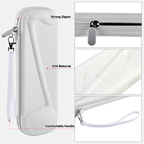 casmilee Case Compatible with Otamatone [English Edition] Japanese Electronic Musical Instrument Portable Synthesizer, Instrumental Music Toy Storage Holder for Otamatone Regular Size (Box Only) (White) - Image 4