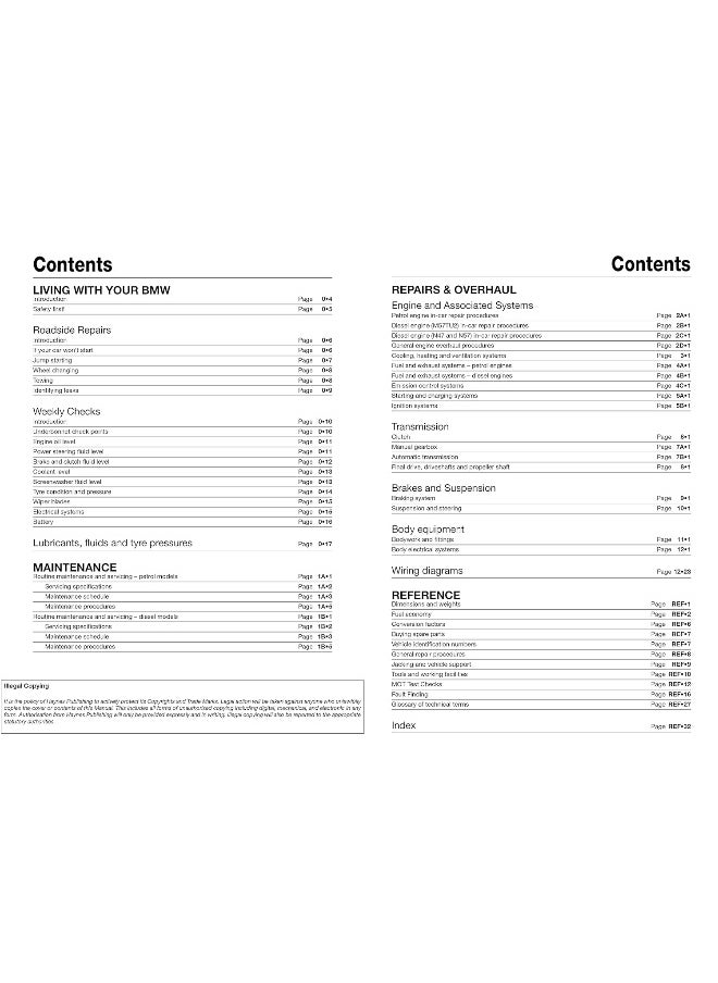 BMW 3-Series (Sept 08 to Feb 12) Haynes Repair Manual  - Image 1