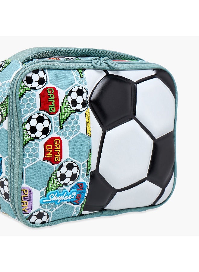 Skylar 3D Football Print Lunch Bag for Boys - Image 5