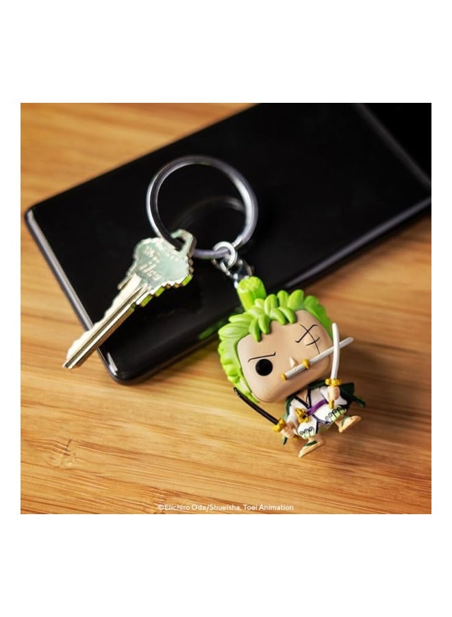 Funko Pop! Keychain: One Piece - Roronoa Zoro Novelty Keyring - Collectable Mini Figure - Image 2