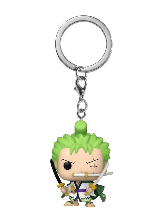 Funko Pop! Keychain: One Piece - Roronoa Zoro Novelty Keyring - Collectable Mini Figure - Image 4