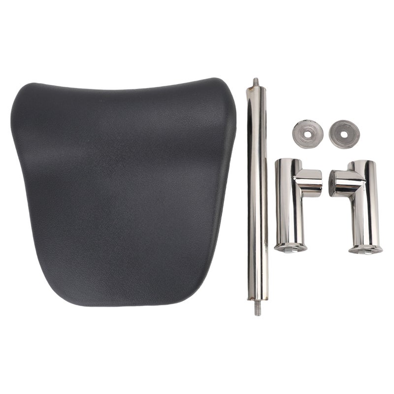 Bathtub Pillow Water Proof for Tub SPA Bath Stainless Steel Replaceable Bracket with Accessories - Image 1