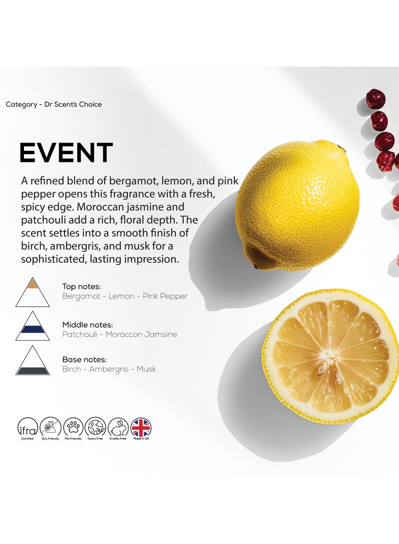 دكتور سينت معطر جو دكتور سنت نسيم الفرح ٥٠٠ مل، فاخر للمنزل والفنادق والسبا | نفحات البرغموت والبتولا والعنبر | صنع في المملكة المتحدة - Image 2