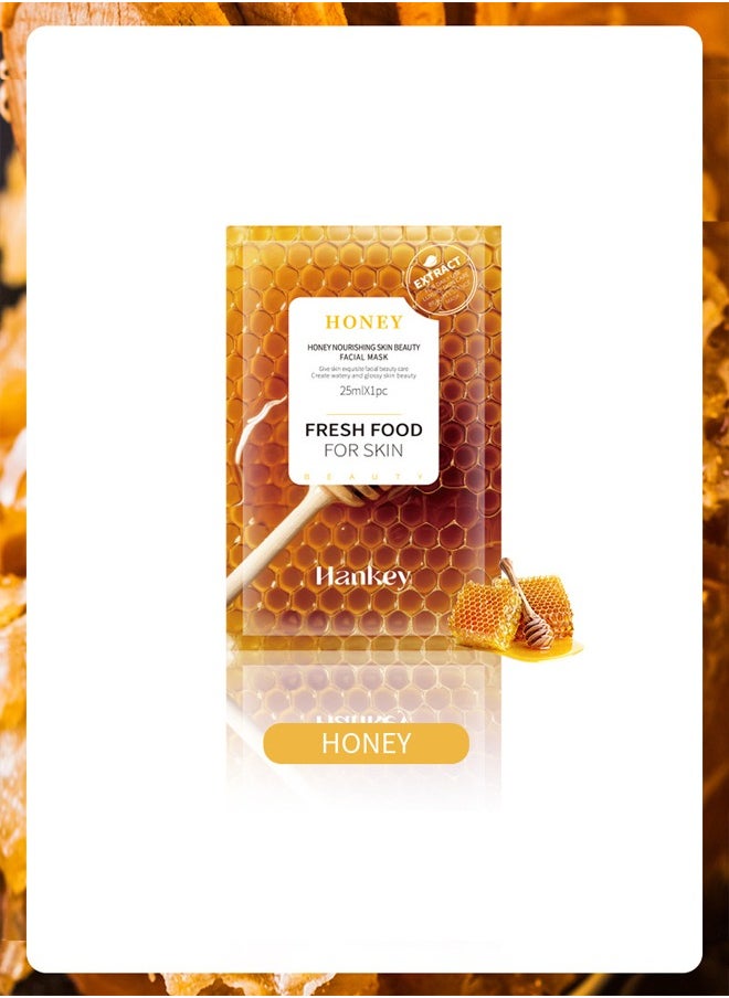 Facial Mask Honey Mask Hydrating and Moisturizing Collagen Face Anti-aging Hydrating Face Mask Clarifying Nourishing Firming Beauty Facial