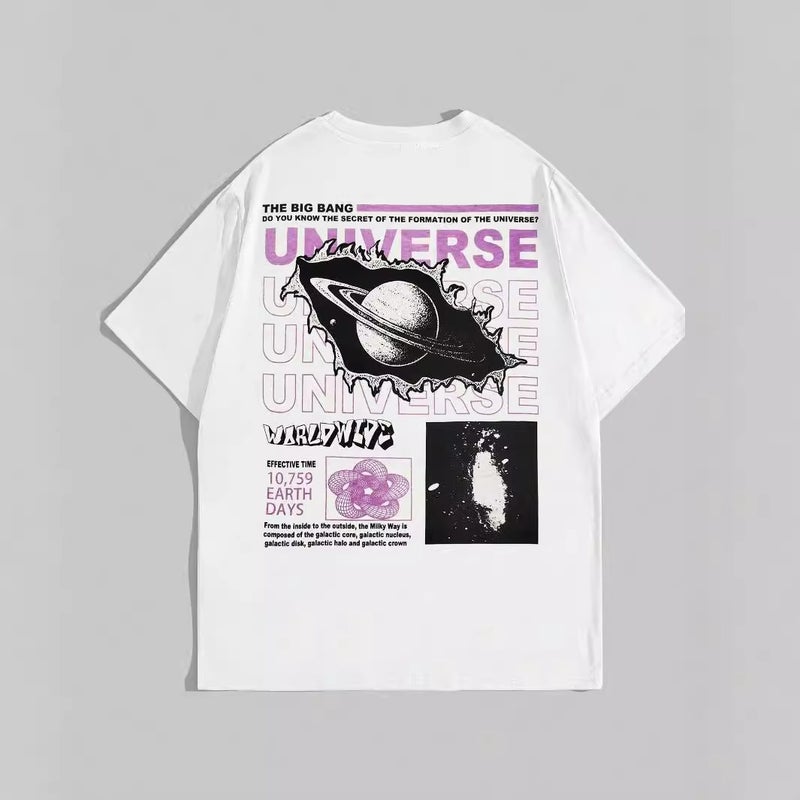 Big Bang Secret Men'S T-Shirt Summer Cotton T-Shirt Breathable Loose Clothes Hip Hop Street T-Shirt - Image 3