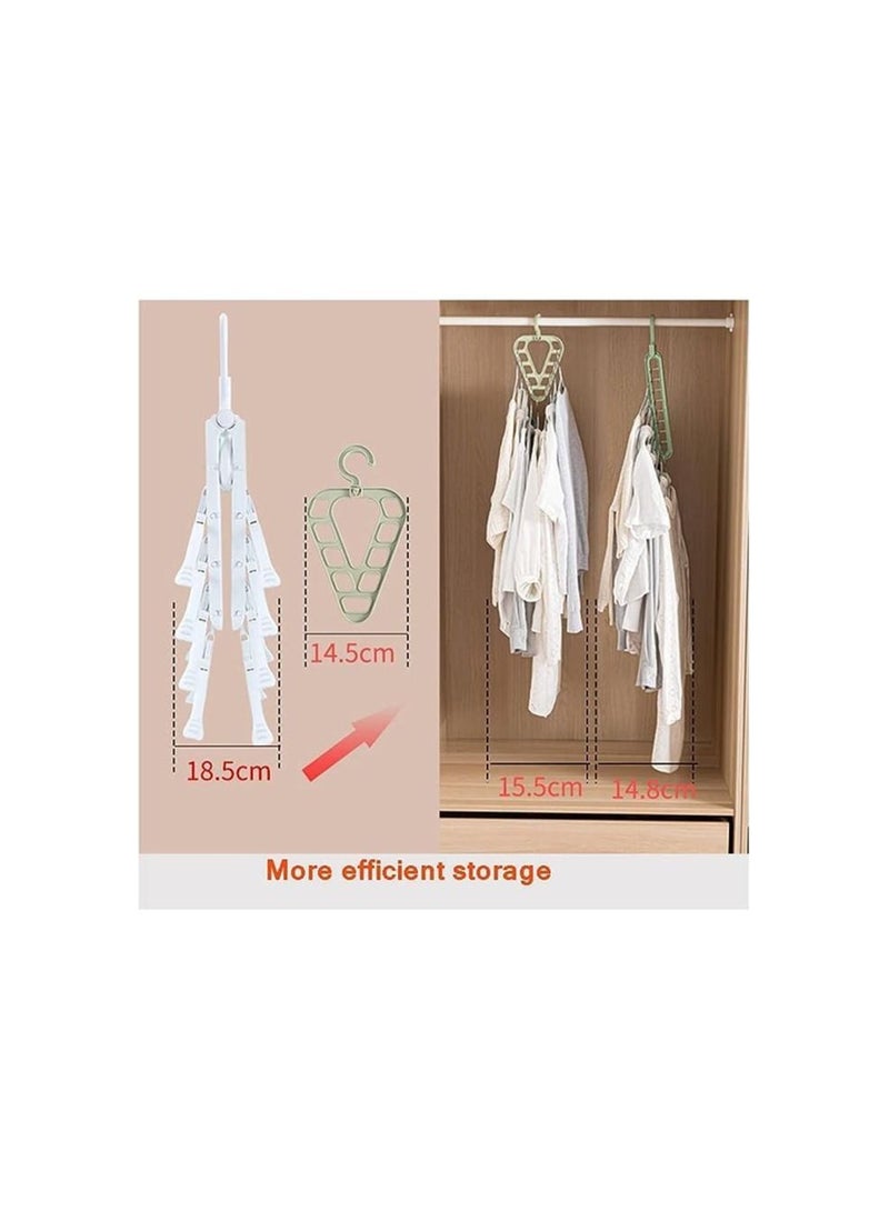 Spaceshoop Clothes Hanger Space Saving Closet Scarf Clothes Organizer Holder Multi Function Drying Racks Cloth Hanger 1pc - Image 3