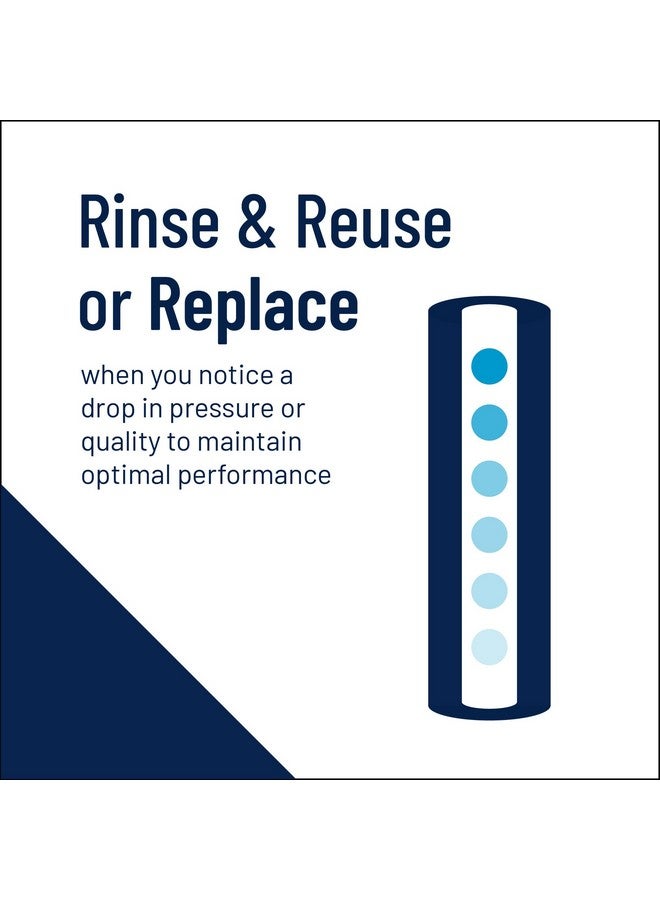 Pentek Pentair Pentek R30-20BB Big Blue Sediment Water Filter, Whole House Pleated Polyester Filter Cartridge, 20" x 4.5", 30 Micron, White - Image 4