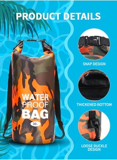 30L Waterproof Dry Bag, Roll Top Sack Keeps Gear Dry for Kayaking, Rafting, Boating, Swimming, Camping, Hiking, Beach, Fishing with Free Waterproof, Floating Dry Sack with 2 Straps - pzsku/ZCB7E86043D70D98B694FZ/45/_/1684723584/e5ed234b-736a-44b5-9fce-fa3928842b0b