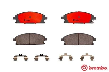 Brembo مجموعة وسادات فرامل قرص السيراميك الممتازة Brembo P85136N للأمام AUDI/BENTLEY OE# 4H0698151Q - Image 2