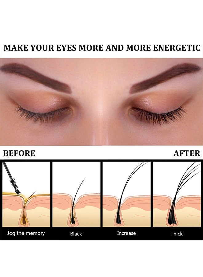 EELHOE Eyelash Growth Liquid 10ml, Eyelash Growth Thicker and Longer, Eyelash Serum, Lash Enhancing Boost Serum, Eyelash Nourishing Liquid with Mascara Tube  - Image 3