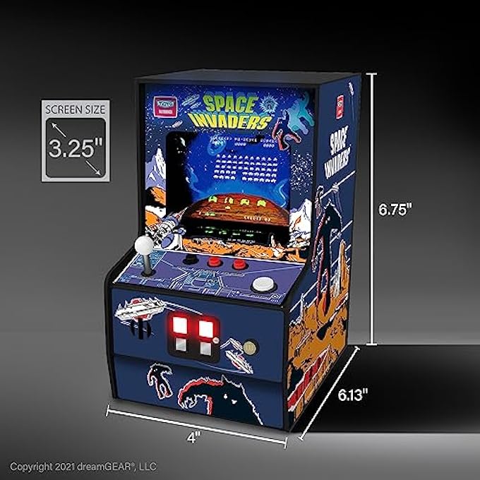 SPACE INVADERS MICRO PLAYER - MINI ARCADE CABINET, DGUNL-3279 - Image 5