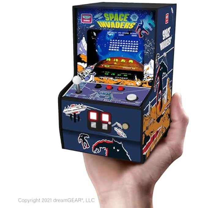 SPACE INVADERS MICRO PLAYER - MINI ARCADE CABINET, DGUNL-3279 - Image 4
