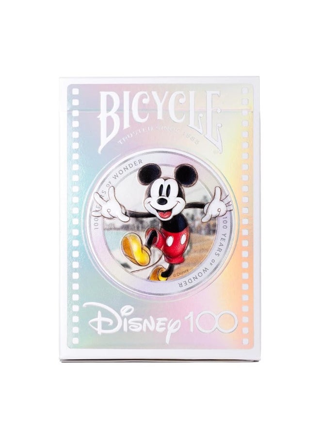 Bicycle - BIcycle Disney Limited Edition 100 Year Anniversary Playing Cards - Holographic Foil - Features 20+ Iconic Disney Characters - Image 1