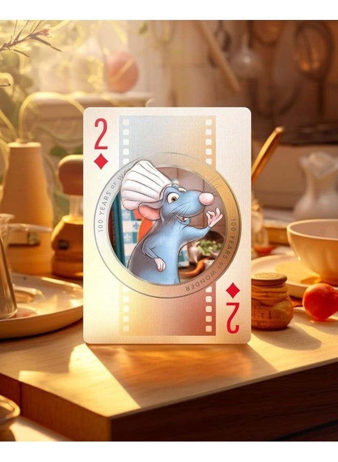 Bicycle - BIcycle Disney Limited Edition 100 Year Anniversary Playing Cards - Holographic Foil - Features 20+ Iconic Disney Characters - Image 1