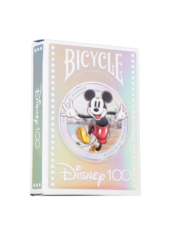 Bicycle - BIcycle Disney Limited Edition 100 Year Anniversary Playing Cards - Holographic Foil - Features 20+ Iconic Disney Characters - Image 1