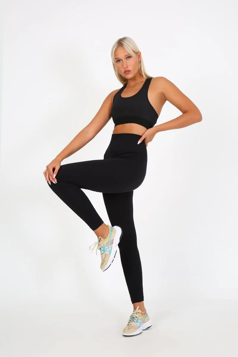 Aurafit 4036 Seamless Seamless Push Up High Waist Long Tights