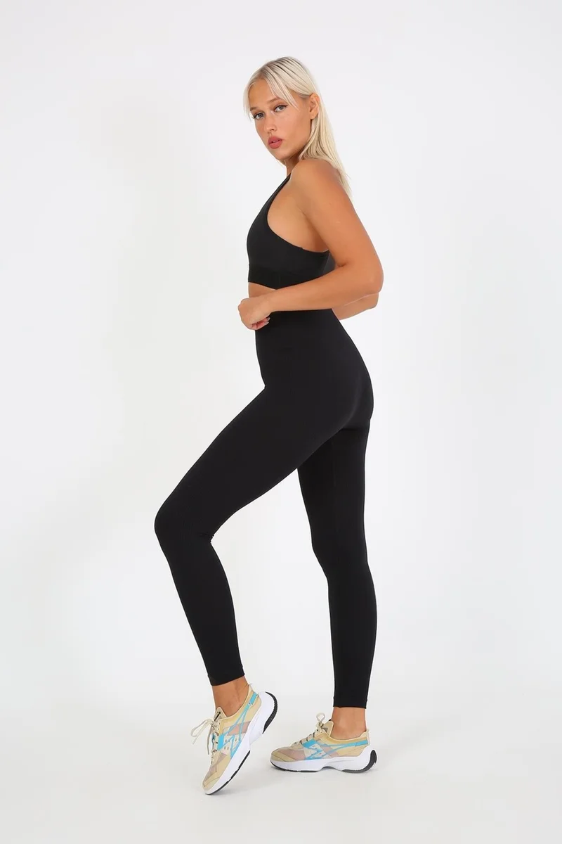 Aurafit 4036 Seamless Seamless Push Up High Waist Long Tights