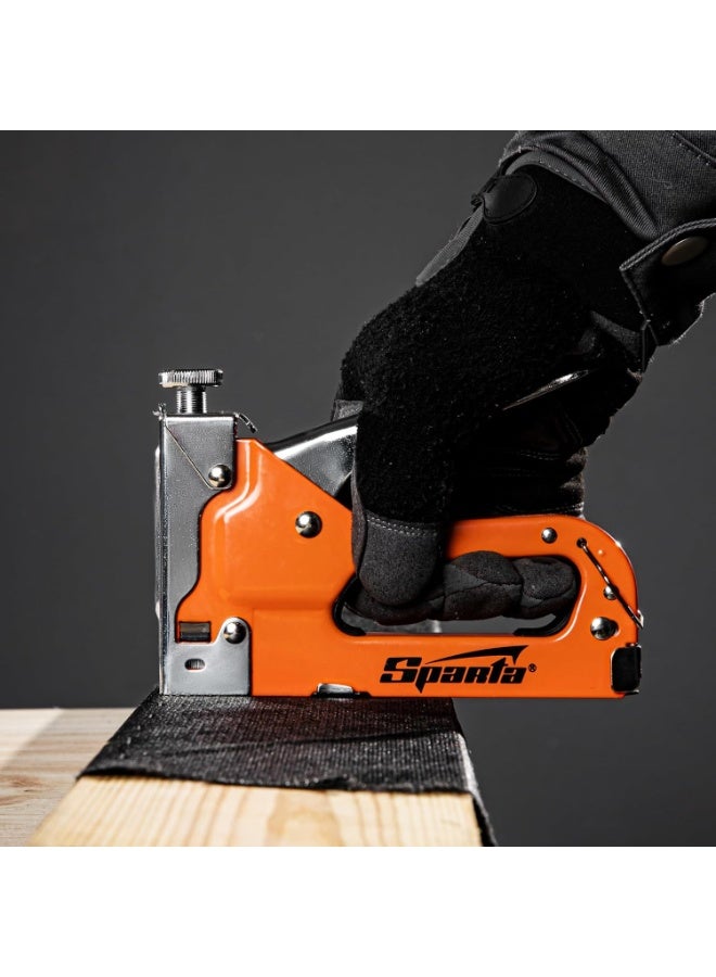 سبارتا مسدس دبابيس مع 200 دبوس (4-8 ملم) - دباسة يدوية شديدة التحمل للخشب والتنجيد ومشاريع تحسين المنزل - Image 2