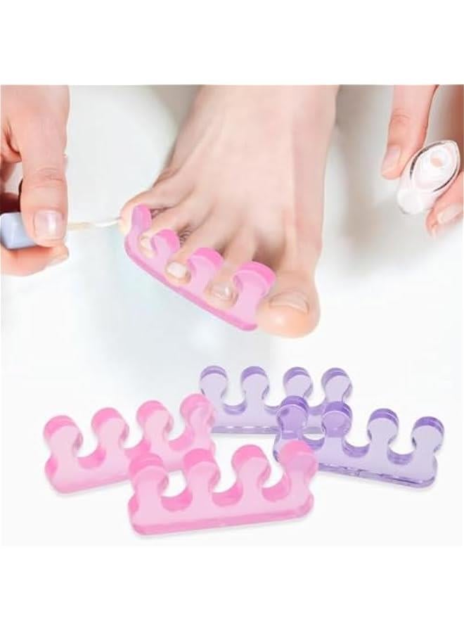 موكسو فواصل اصاع الق م الميكاكوز للاديكير، فواصل اصاع الق الجل للرجال والساء ماسة لاصاع الق المتداخلة والاورام واصاع الق المطرقية، اداة توزيع اعمة لفصل اظافر الق او الاظافر، 4 قطع، زري - Image 4