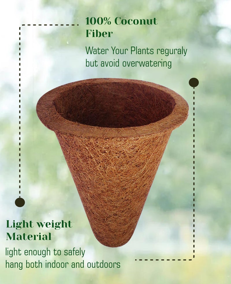 COIR GARDEN - Conical Liner 5" (Pack of 5) - Image 4