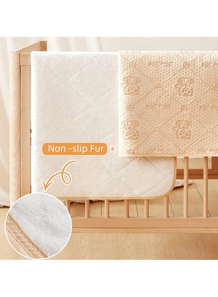 Nursing Cover Multifunctional Breastfeeding Nursing for Baby Cover for Mothers Black & Waterproof Mattress Bed Protector for Kids Baby Pet Soft and Breathable Protects Against Liquids Dust Mites Bacteria Spills and Stains Machine Washable 90x70cm CartoonBundle - Image 3