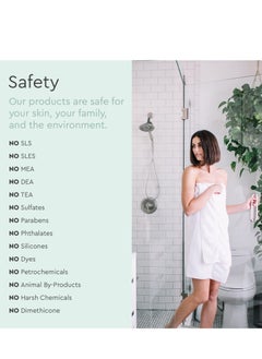 puracy Puracy Shampoo, Gently Clarifying for All Hair & Scalp Types, Perfect Hair from Pure Ingredients, Enriched with Rosemary Oil to Stimulate Hair Growth, Sulfate-Free and Color Treated-Safe, 48 Oz  - Image 3