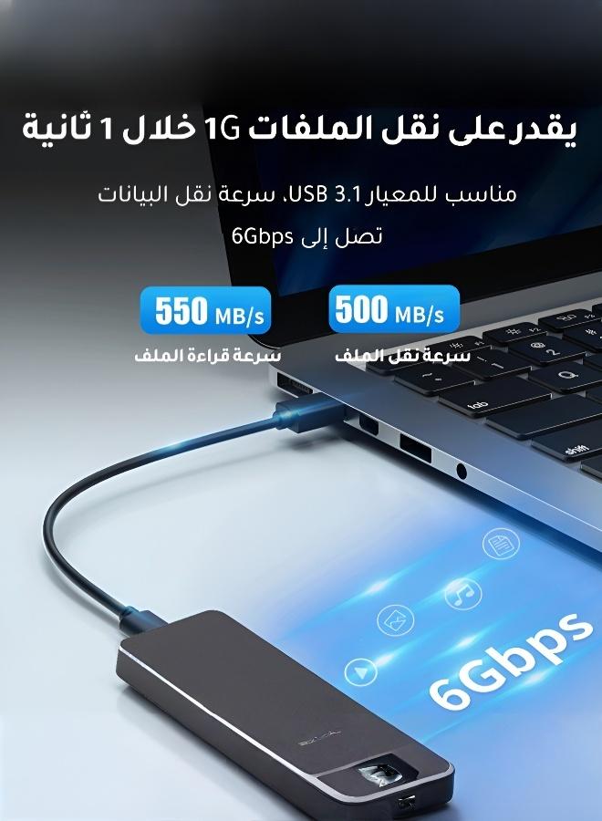 16TB Portable External Solid State Drive High SpeedUSB 3.1 Type-C Mobile PSSD for Laptop Phone and Console16TB Portable External Solid State Drive High SpeedUSB 3.1 Type-C Mobile PSSD for Laptop Phone and Console - Image 2