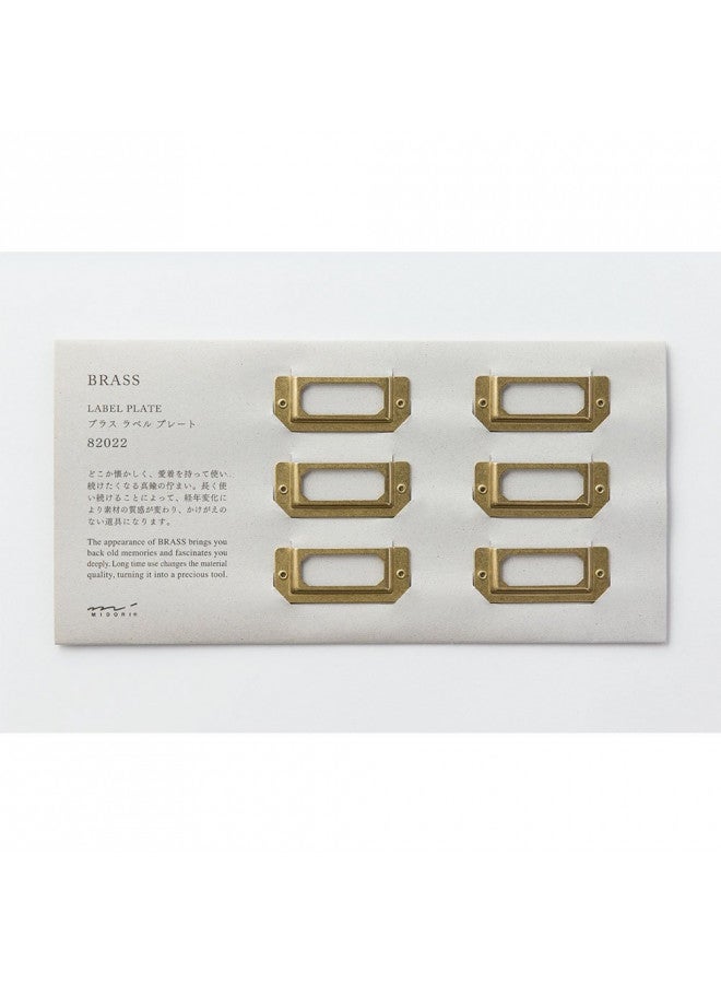 Midori Brass Label Plate (82022006) - Image 2