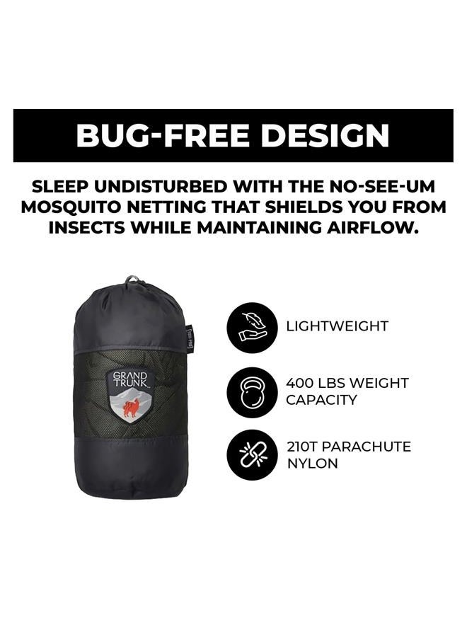 Grand Trunk er Beeter Pro Mosquito Hammock: Portable Bug Prevention Hammock with Carabiners and Hanging Kit - Perfect for Outdoor Adventures, Backpacking, and Camping Trips - Image 3