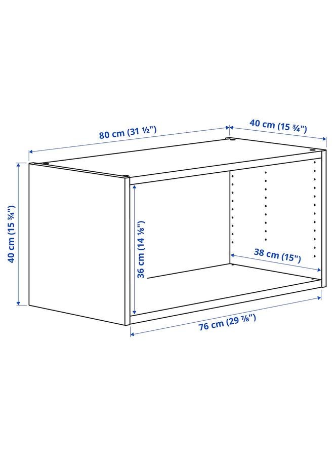 erorex Frame, white, 80x40x40 cm - Image 4
