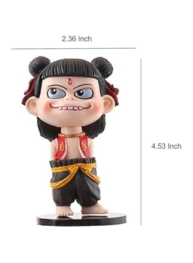 NIBEMINENT 6PCS Ne Zha 2: Devil's Fury Action Figures Set，Nezha 2，Ne zha 2 Toys Office Room Figurine Decor for Fans, Ideal Choice for New Year's Birthday and Valentine's Day（6PCS-A） - Image 4