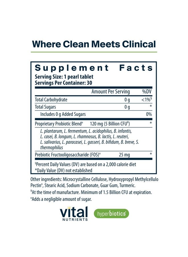هايبربيوتكس، العناصر الغذائية الحيوية برو-15، بريبيوتيك + بروبيوتيك للنساء والرجال | 15 سلالة مدعومة علميًا | يدعم حالات الإمساك والإسهال والغازات والانتفاخ العرضية | 30 حبة لؤلؤ نباتية ذات إطلاق تدريجي - Image 1