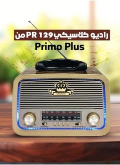 Portable radio FM - AM - SW Gold/Brown/Black Bluetooth Portable Audio TF Card USB Flash disk Aux playback - pzsku/ZCB7F3FA5AA7A4FE08121Z/45/_/1734256628/dedc1dc5-1a0f-41ec-bc4b-5afea4260198