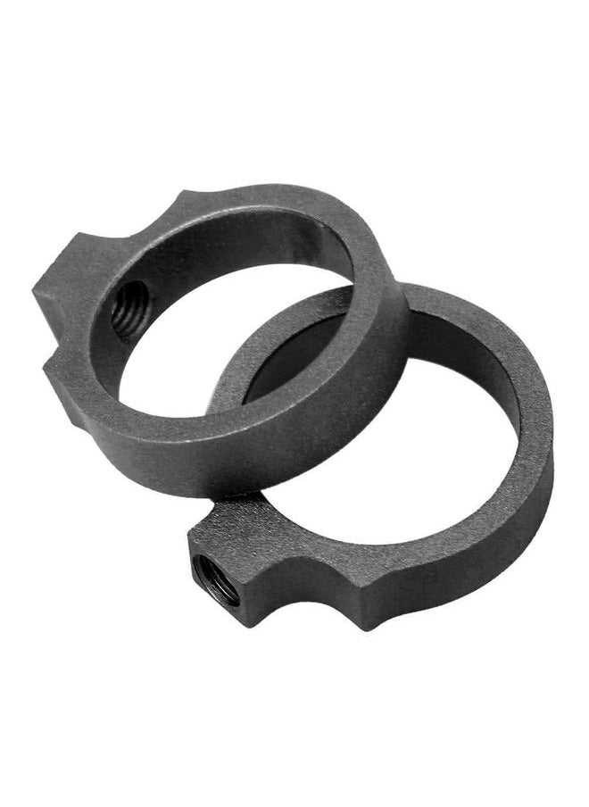 Thoraya Heavy Duty Aluminium Alloy 0.760inch Flashlignt Adapter Ring Torch Light Mount EX313-BK  - Image 3