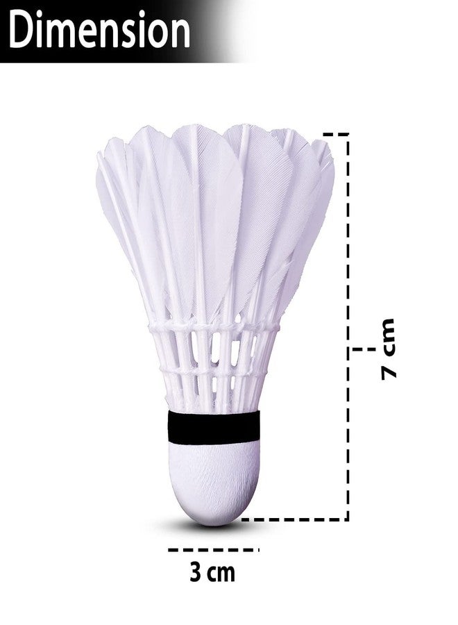 UDKI Feather Shuttlecock FS20 - Speed 78 (White Natural) - 12-Pack - Extended Durability for Over 3 Games - Image 2