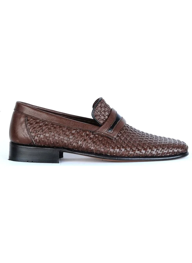 Moda Ayakkabı23 Fashion Shoes23 Fashion Shoes 01141 100% Leather Leather Casual Men's Shoe