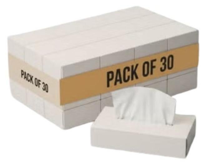 Ambiente علبة مناديل وجه 200 ورقة × 30 عبوة - Image 1