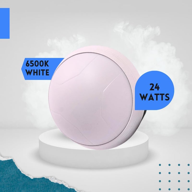 Motion Sensor Light Surface Mounted LED Down Light 24W AutoOff Sensor Pack of 1 White 6500k Motion Sensor Light for Home Wardrobe RoomOffice Showroom - Image 3