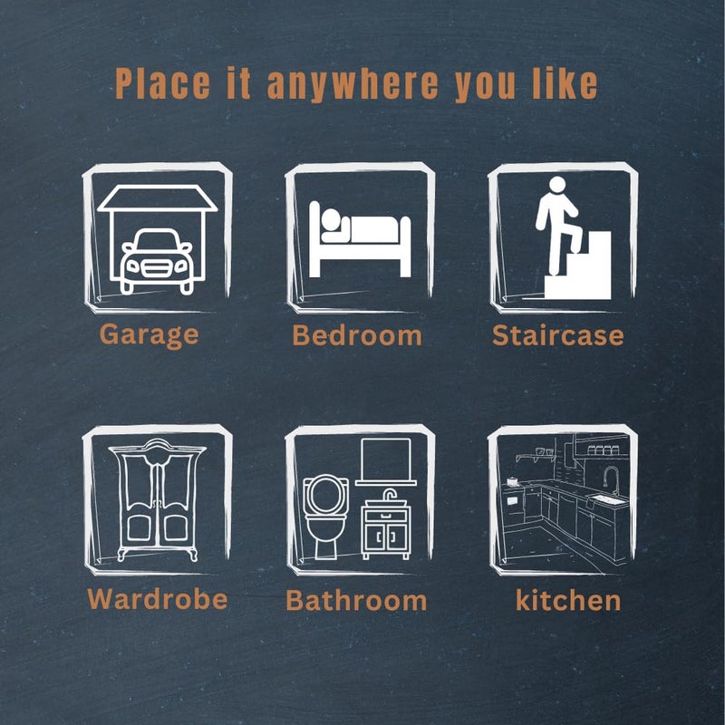 Motion Sensor Light Surface Mounted LED Down Light 24W AutoOff Sensor Pack of 1 White 6500k Motion Sensor Light for Home Wardrobe RoomOffice Showroom - Image 4