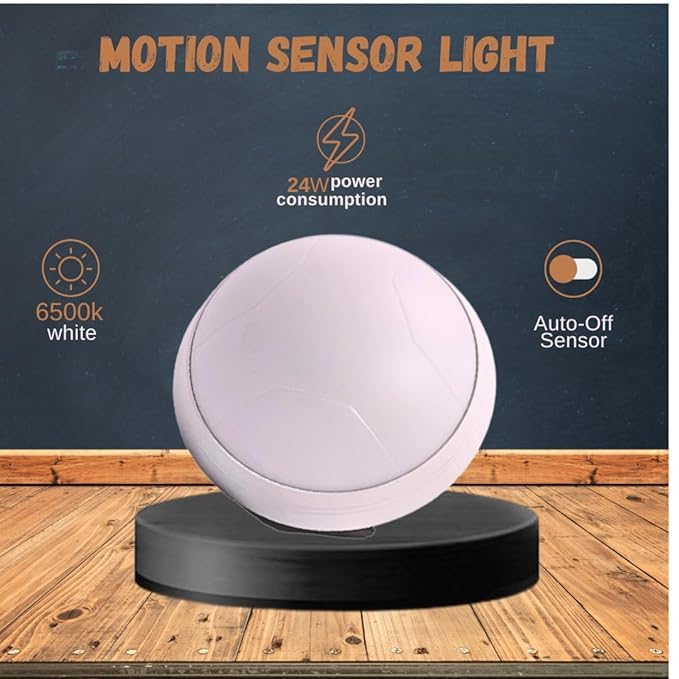 Motion Sensor Light Surface Mounted LED Down Light 24W AutoOff Sensor Pack of 1 White 6500k Motion Sensor Light for Home Wardrobe RoomOffice Showroom - Image 5